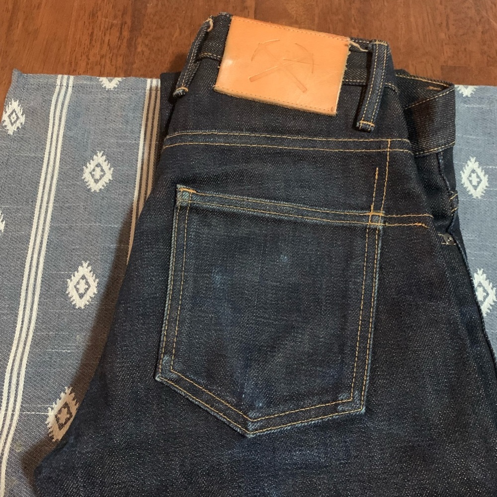 3sixteen ST-140x 17oz Brown Weft Selvedge